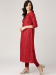 11502276600620-Libas-Women-Maroon-Solid-A-Line-Kurta-6521502276600462-1