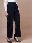 f6ba1d60-b277-4988-bd1e-bfc829cb214f1677049413593SASSAFRASBASICSWomenBlackStraightFitTrousers1