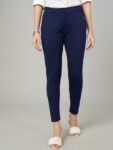 24c3e22b-941c-4e0f-8101-d0ef021e5af71693472470101FITHUBWomenNavyBlueSharpSlimFitHigh-RiseTrousers1