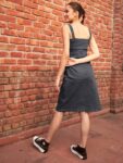 72c3df84-efcf-4ea7-b48d-b1fcc487d4431704362579614-SASSAFRAS-Black-Cut-Out-Detailed-Denim-A-Line-Dress-83417043-1