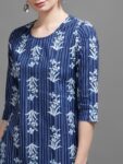 29662d1c-be6f-4c7a-974f-b60e1d8ddb631667191127515KALINIWomenBlueEthnicMotifsPrintedKeyholeNeckThreadWorkKurta1