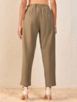 3158ef22-19d7-44c5-a042-9a899a6304791714744890964SASSAFRASWomenTaperedFitHigh-RisePleatedTrousers1