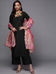 514f9f67-6403-4993-9279-80f0fff15ca51653636837382-Indo-Era-Black-Embroidered-Straight-Kurta-Palazzo-With-Dupat-11