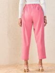 355ff1b0-e9f7-4100-bc1d-76b1979aac141711687582655SASSAFRASWomenTaperedFitHigh-RisePleatedTrousers1