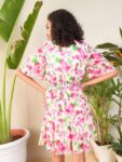 7cbd61d2-33e3-433b-99b6-6b9ccf1fe2521712199700267SASSAFRASFloralPrintFlaredSleeveGeorgetteFitFlar