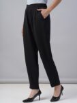 9d096614-0a0b-4409-95cf-a943864c5e481718622602827FITHUBWomenTaperedFitHigh-RisePleatedTrousers1