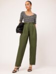 858d98d8-e13a-4e4c-a86f-979d687aaf541725884513698-DressBerry-Women-High-Rise-Pleated-Pure-Cotton-Trousers-5311-1