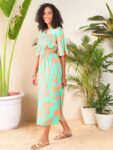 9d2ad238-6b1f-4f2a-a691-c703d9a2e3421712547823940SASSAFRASFloralStripedGeorgetteA-LineMidiDress5