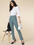 9d410b45-40ac-48e8-a768-9ce8319aa2601693643648083FITHUBWomenOliveGreenRelaxedStraightLegStraightFitHigh-