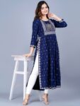 1f728381-57bc-47b5-a7e6-ec4404b5fc611674014417324KALINIWomenBlueGeometricPrintedFlaredSleevesSummerSheersAnar1 (1)