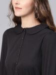 403f2b01-7104-40b2-884b-dab49ce235211564396431157-SASSAFRAS-Women-Black-Solid-Accordian-Pleats-A-Line-Dress-44-3