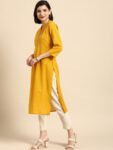 8b8bee4c-e9bc-41af-8f90-85ed3cd79afd1654061713352-Anouk-Women-Mustard-Yellow-Kurta-5521654061712730-3