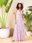 ecf77547-cbdd-4c43-b62f-c01e3c4d83dc1712199686451SASSAFRASFloralPrintHalterNeckGeorgetteMaxiDress2