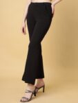 35889624-f3a9-4c69-ba3b-10c295e5e8e31693662362801FITHUBWomenBlackComfortHigh-RiseEasyWashTrousers2