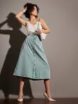 cc5f015c-b976-4451-9c58-82118b96637a1718972993988-SASSAFRAS-Green-Denim-A-Line-Midi-Skirt-4161718972993441-3