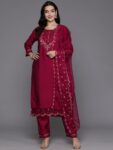 da2a88ae-eddb-41b6-bc1c-af60064443551702900237791-Indo-Era-Magenta-Embroidered-A-Line-Kurta-Trousers-With-Dupa-1