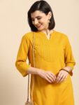 8b8bee4c-e9bc-41af-8f90-85ed3cd79afd1654061713352-Anouk-Women-Mustard-Yellow-Kurta-5521654061712730-3