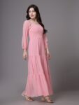 d1431a34-db2b-4fdf-8a92-899eb4cbdf151712666477020aayuCheckedPuffSleeveGeorgetteMaxiDress1
