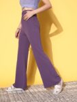 9bd7f0b9-5b1e-42a0-a476-8794aacf0e001673953374924-SASSAFRAS-Women-Lavender-High-Rise-Bootcut-Trousers-77716739-2