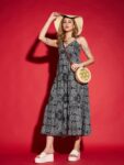 c9fe9097-012d-46c2-a1b6-4252293d9a5a1683371815749SASSAFRASBlackEthnicMotifsPrintA-LineMidiDress4