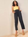 176d3781-0709-4127-8854-aad55ada22881711693944684SASSAFRASWomenTaperedFitHigh-RiseTrousers1