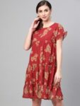 a8e088d2-e2eb-4d88-9882-b458df51340c1580103481961-SASSAFRAS-Women-Red-Printed-Empire-Dress-581580103479583-1