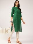 fe3cf4d7-718b-4dc8-8c42-250779759bb31718270642634AnoukWomenKeyholeNeckCold-ShoulderSleevesThreadWorkKurta4 (1)