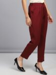 100c905d-ca08-4ef2-86b5-dcc16ee571a41716037716356FITHUBWomenTaperedFitHigh-RisePleatedTrousers1