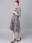 8682d34f-02d9-408e-adf5-a91b48c7d38c1533274842898-SASSAFRAS-Women-Black-Checked-Shirt-Dress-8141533274842515-1