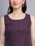 05c81b42-3eb7-4ebb-b9d5-5e89b634a7cd1694764924154KALINIWomenBlueStripedThreadWorkKurta5