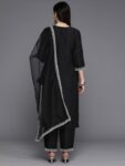 09b0f272-b61a-4325-95c5-7b7c6e4d8cb31705405137148-Indo-Era-Black-Embroidered-Straight-Kurta-Trousers-With-Dupa-11