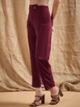 36849637-abae-4708-b5c2-14bfdda50df61726814141744-SASSAFRAS-Women-High-Rise-Pleated-Trousers-5741726814141259-5