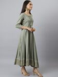 edeafd5c-1357-471b-8763-1419e67f3bc61674546370296KALINIWomenGreyStripedKeyholeNeckFlaredSleevesAnarkaliKurta1