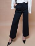 f6ba1d60-b277-4988-bd1e-bfc829cb214f1677049413593SASSAFRASBASICSWomenBlackStraightFitTrousers1