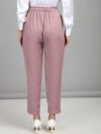 89f813b6-b511-4817-953c-474faa87da981716025936700FITHUBWomenTaperedFitHigh-RisePleatedTrousers1