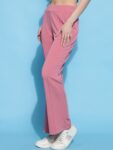 9c24460a-82ef-4c9e-9271-5fa34e5d386e1694585693687FITHUBWomenPeach-ColouredRelaxedStraightLegFlaredHigh-RiseEa1