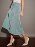 cc5f015c-b976-4451-9c58-82118b96637a1718972993988-SASSAFRAS-Green-Denim-A-Line-Midi-Skirt-4161718972993441-3