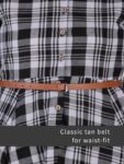 8682d34f-02d9-408e-adf5-a91b48c7d38c1533274842898-SASSAFRAS-Women-Black-Checked-Shirt-Dress-8141533274842515-1