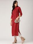 8083c6e0-831e-4c15-b679-2d734e5c13f91555670778173-Libas-Women-Maroon-Solid-Straight-Kurta-3521555670777095-1 (1)