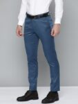 90ef2d77-92df-4b9d-a32c-a73da9a515dd1654688211867-Dennison-Men-Blue-Smart-Tapered-Fit-Cropped-Waist-Flex-Trous-4