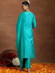 24698819-64cb-4a94-96e1-208e73312cc61727866282421-Libas-Floral-Embroidered-Sequinned-Straight-Kurta-With-Trous-1