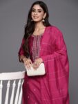 01f5b0b5-28d0-4e31-a008-1d88ab2deddd1695384366427-Pink-silk-blend-yoke-design-kurta-with-pink-silk-blend-trous-11