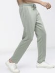 e557039b-abdd-45f8-8a0a-f31eccdb32b61636960533069HIGHLANDERMenGreenSolidSlim-FitTrackPants1