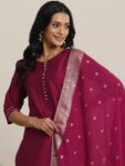 fefd9318-a510-4226-83b9-3a95a0867a831736936682094-Libas-Women-Regular-Gotta-Patti-Kurta-with-Trousers–With-Du-1