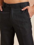 3f55cc61-6efb-4049-a41b-1a77976d8a951699099412068DENNISONMenBlackSmartTaperedFitEasyWashTrousers2
