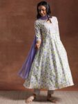 decf1170-1012-4dfc-855e-45ab75a5625b1715344301992LibasFloralPrintedRoundNeckThree-QuarterSleevesPureCottonKur6