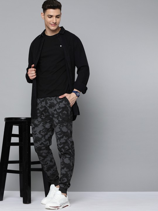 9fa7e5a9-bbbc-4e86-a0b6-8bced2aa570c1694503552891HarvardMenCharcoalGreyBlackCamouflagePrintJoggers5
