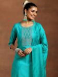 24698819-64cb-4a94-96e1-208e73312cc61727866282421-Libas-Floral-Embroidered-Sequinned-Straight-Kurta-With-Trous-1