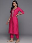 396a1fab-c671-47a9-9f25-171ab07e3fd31697193163711-GERUA-Women-Floral-Yoke-Design-Regular-Sequinned-Kurta-with–11