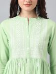 41830dce-dca0-4746-815a-cd91064ea4051716201320708ANANDITAWomenEmbroideredKeyholeNeckFlaredSleevesThreadWorkAn1